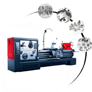 Torno Manual Horizontal de Alta Precisión para Trabajos Pesados, para Torneado, Roscado, Perforación y Uso Industrial - Product Image 6