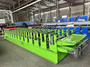Double Layer Iron Bending Ibr Corrugated Glazed Tile Roofing Sheet Making Machine Metal Roof Wall Panel Roll Forming Machine