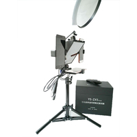 Téléprompteur portable YISHI ZX5 Plus pour smartphone, idéal pour studio photo, interview en direct, YouTube, vlog, caméra et téléphone portable.