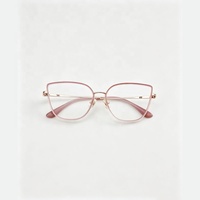 Montura de Gafas con Bloqueo de Luz Azul CR39, Diseño Brillante, Ultraligeras, Montura Óptica para Lentes