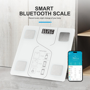 Nhà máy nóng bán pin cơ thể phân tích chất béo quy mô 0.05kg chính xác ứng dụng không dây chức năng hộ gia đình áp dụng 180kg bluewill - Product Image 4