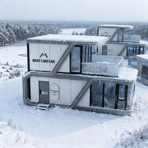 Maisons préfabriquées Capsule spatiale Tiny House Capsule spatiale modulaire pour <span class=keywords><strong>lit</strong></span> superposé en capsule spatiale - Product Image 1