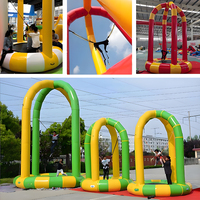 Trampoline gonflable pour une personne en plein air équipement de saut à l'élastique prix à vendre équipement de jeu de sport pour aire de jeux PVC