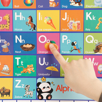 Tableau mural parlant ABC pour l'apprentissage de l'anglais pour enfants, jouet éducatif à prix abordable