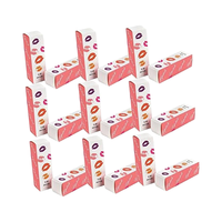Cajas de Empaque Personalizadas para Set de Brillo Labial y Delineador de Labios Rosa de Lujo, Resistentes para Presentación de Regalos