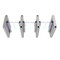 Motor Servo Desain Ramping Kecepatan Tinggi CE RFID QR/ESD/Wajah/Sidik Jari Kontrol Akses Anti-Tailgating Penghindar Tabrakan Turnstile