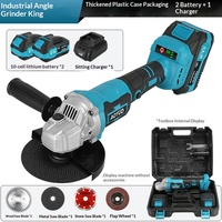 Meuleuse d'angle sans balais à batterie lithium rechargeable, haute puissance, pour découpe et polissage, portable, petite, fabriquée en Chine