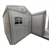 WooWild Atelier/Entrepôt Modulaire Préfabriqué Portable Isolé Étanche à Énergie Solaire Écologique en HDPE pour Parc et Maison Mobile