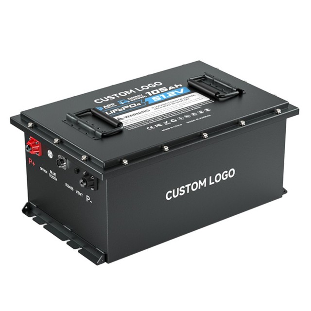 LSV 51.2V 60V 72V 105Ah 150Ah LiFePo4 Battery Grade a Battery Cell Electric Golf Car Battery Pack