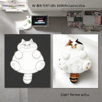 Sac à dos en peluche chat mignon et petit, sac de simulation, poupée, cadeau d'anniversaire