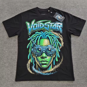 Camisetas NFC Hell de Alta Calidad para Hombre, Ropa Y2K Streetwear, Camisetas Personalizadas 100% Algodón, Camisetas Vintage con Estampado de Estrellas para Hombre - Product Image 1