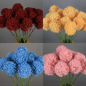 <b>Artificial</b> <b>Flower</b> Leek Ball Single Branch Plastic Wedding Decoration Washable Floral Arrangement Aisle <b>Flower</b> - Product Image 2