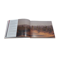 Service d'impression de catalogues professionnels personnalisés en couleur pleine page avec couverture rigide, logo personnalisé, format personnalisé, brochure en papier d'art