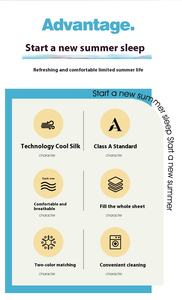 <span class=keywords><strong>Couverture</strong></span> de refroidissement adaptée aux dormeurs chauds <span class=keywords><strong>couverture</strong></span> rafraîchissante rafraîchit l'air <span class=keywords><strong>couverture</strong></span> de refroidissement légère grande taille pour l'été - Product Image 5