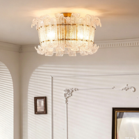 Lampes suspendues en verre faites à la main personnalisables DUOMEIJU, lustre luxueux multi-niveaux pour hall d'entrée et escalier