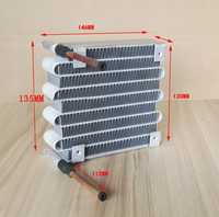 Refroidisseur d'air à ailette en aluminium, refroidisseur d'air à microcanaux, évaporateur, condenseur pour mini-réfrigération