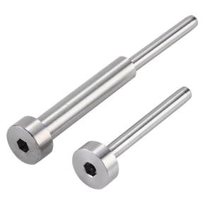 Garde-corps invisible en acier inoxydable T316 pour poteaux métalliques de niveau pour câble de 1/8 ". - Product Image 1