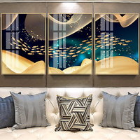 Cadre photo mural décoratif en métal Tenture murale Peinture en verre Peinture en porcelaine de cristal