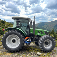 Traktor Pertanian 4x4 110HP Kapasitas Muatan Besar, Mesin Penggerak Gear Drive, Gearbox Motor Bersertifikasi CE, Produktivitas Tinggi, Garansi 1 Tahun