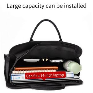 Large Capacity Casual Tote <b>Bag</b> Soft Sided Conference <b>Bags</b> for File Storage Business Briefcase for Men Office Durable Laptop <b>Bag</b> - Product Image 2