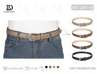 Women's 3.0cm Diamond <b>Stud</b> Pin Buckle <b>Belt</b> 110cm Formal Metal <b>Belt</b> - Product Image 3