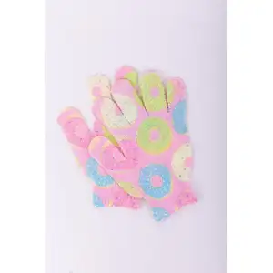 Bath Gloves badehandschuh Set Custom Pattern Thermal Transfer Brushes Sponges Scrubbers Soft Mitt Loofah Sea Sponges For Bathing