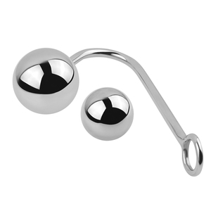 Crochet anal en acier inoxydable poli brillant, apparence luxueuse, jouet anal en métal pour adultes, jeux de <span class=keywords><strong>couple</strong></span> BDSM - Product Image 4