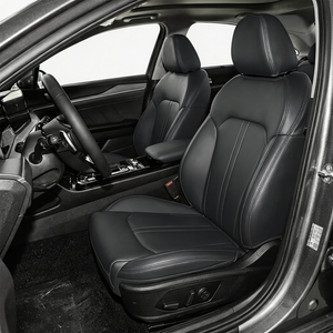 Housses de siège auto universelles TOPFIT en cuir Nappa respirant, ensemble complet pour la plupart des véhicules, anti-rayures, durables, fournisseur - Product Image 1