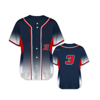 Maillot de baseball unisexe 2026 de haute qualité, design personnalisé, logo imprimé, respirant, anti-UV, anti-bactérien, grande taille, séchage rapide