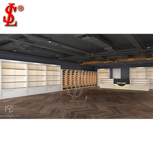 Meilleur design d'étagère de décoration pour salon de coiffure, étagère d'appoint cosmétique, mobilier, présentoir à perruques, éclairage LED pour <span class=keywords><strong>magasin</strong></span> de produits de beauté - Product Image 4