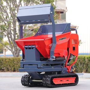 Mini-dumper TOROS à chenilles, livraison gratuite, <span class=keywords><strong>800</strong></span> kg, pour ferme et jardin, petit camion-benne sur chenilles - Product Image 1