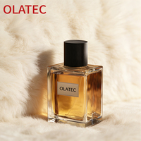 Juego de Botellas de Perfume de Vidrio Recargables de 50 ml y 100 ml con Impresión de Logotipo Personalizado para Fragancias de Marca