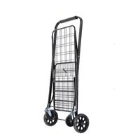 Chariots de supermarché utilitaires à prix d'usine, chariots pliables portables pour supermarché et magasin de détail