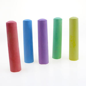 Juego de Tizas de Colores <span class=keywords><strong>para</strong></span> Acera BECOL, Tizas Jumbo No Tóxicas <span class=keywords><strong>para</strong></span> Exteriores con Cubo de Almacenamiento de Plástico - Product Image 4