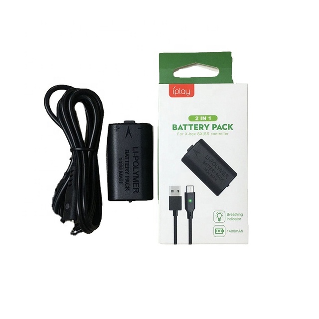 Dedicated Lithium Battery With USB-C Cable Microsoft Xbox One Battery For Xbox SS/SX Gamepad Sync Charging Kit Accessories