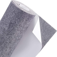 Vente chaude Naturel Blanc Auto-Adhésif Dos Collant Velours Tissu Feutre De Laine 30mm Bande Grand Prix Tissé Fait Polyester PP