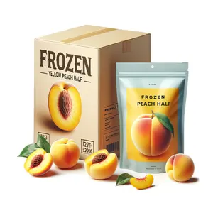 Оптовая продажа, питательные Замороженные персики, замороженные желтые персики, IQF персик, доступны для глобальной доставки