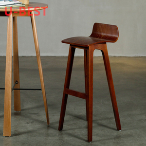 U-BEST Modern Solid Wood Commercial <strong>Bar</strong> Furniture Morph Counter Barstool Cafe Shop <strong>Bar</strong> Chair French <strong>Tall</strong> <strong>Table</strong> <strong>Bar</strong> Stool Chair - Product Image 2