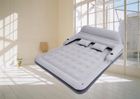 Avenli 27462 vente en gros matelas gonflable King Size 203cm * 183cm * 72cm avec dossier