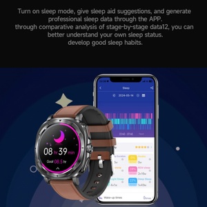 นาฬิกาอัจฉริยะรุ่นใหม่ปี 2026 รุ่น ET492 พร้อมฟังก์ชันตรวจคลื่นไฟฟ้าหัวใจ (ECG) สำหรับ<span class=keywords><strong>ผู้ชาย</strong></span> รองรับการโทรผ่านบลูทูธ พร้อมระบบสั่งงานด้วยเสียง  กันน้ำระดับ IP68  ติดตามสุขภาพ - Product Image 5