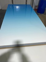 Panneau mural moderne en PVC imperméable, feuille de marbre UV en gros, 4x8, 3mm, 2440*1220