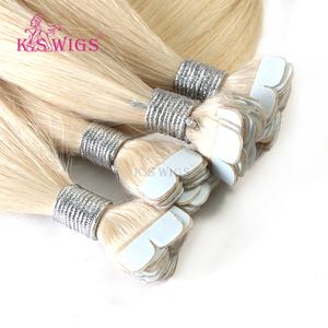 Extensiones de Cabello Adhesivas KSWIGS Mini, 12-28 Pulgadas, Cabello Humano Virgen con Cutícula Alineada, Ultra Finas, Invisibles, Ligeras - Product Image 1