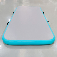 Tapis de gymnastique gonflable personnalisé pour la maison, tapis de gymnastique gonflable pour l'entraînement à domicile avec pompe