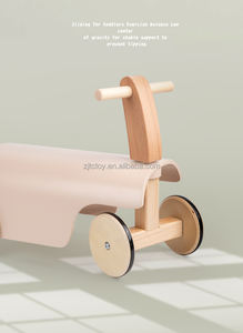 Trotteur bébé voiture enfants jouets en <span class=keywords><strong>bois</strong></span> enfants vélo d'équilibre - Product Image 4
