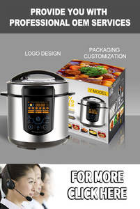 <span class=keywords><strong>Olla</strong></span> a Presión Digital Inteligente Grande de 8 y <span class=keywords><strong>10</strong></span> Cuartos con Logotipo Personalizado, 1350W, 12 en 1, 70KPa, Placa de Acero Laminado en Frío - Product Image 3