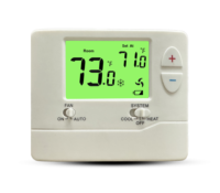 Telin AC701 minuterie de pompe à eau à étage unique intelligente numérique Hvac 24V contrôleur de pompe à chaleur Thermostat de climatisation