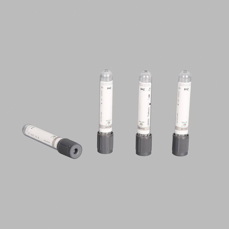 Grey Cap Blood Glucose Vacuum Collection