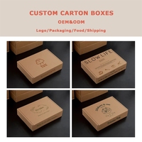 Scatole in Carta Kraft Personalizzate, Cartoni Ondulati con Striscia a Strappo, Imballaggi Postali Autosigillanti in Cartone