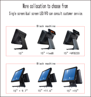 15 pouces tout en un POS Terminal caisse enregistreuse Machine