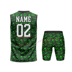 Short en jersey de polyester sublimé personnalisé 7v7 uniformes de football vêtements de sport de compression réversibles tailles plus 7 7 uniformes de jeux - Product Image 3